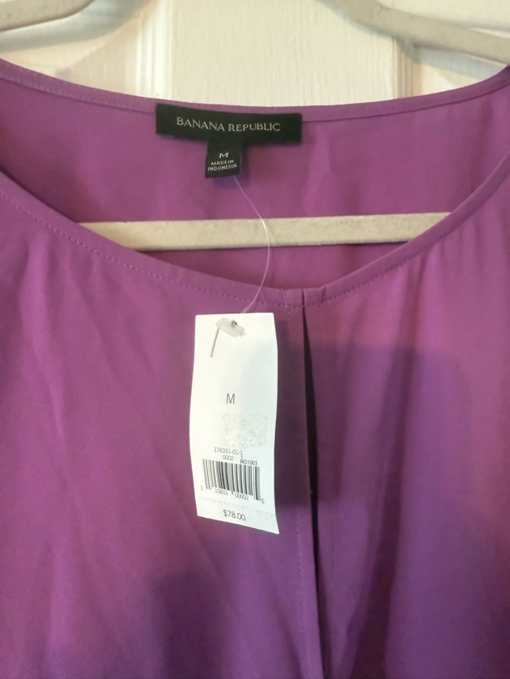 Banana Republic Purple Long-Sleeve  Blouse - Picture 2 of 8